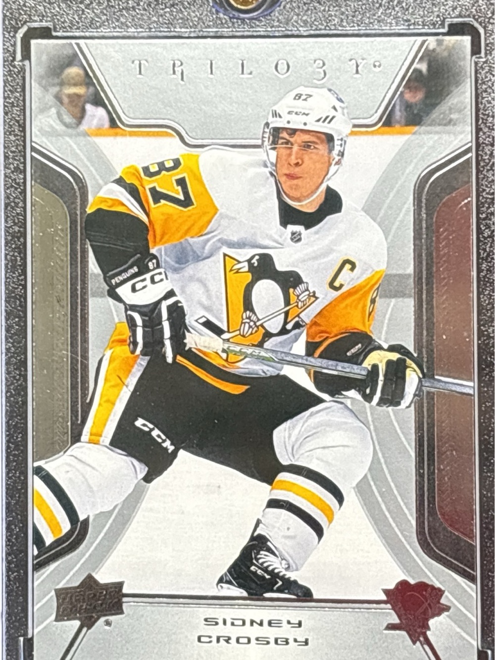 Upper Deck Sidney Crosby Pittsburgh Penguins Hockey Trading Card - Trilogy